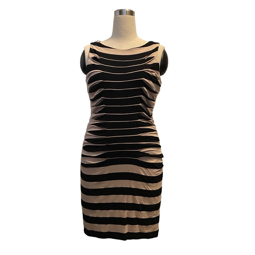 Betsy Johnson fitted dress 2-tone